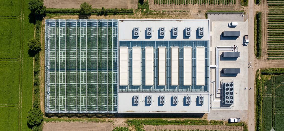MicroLink host facility, heat to a greenhouse